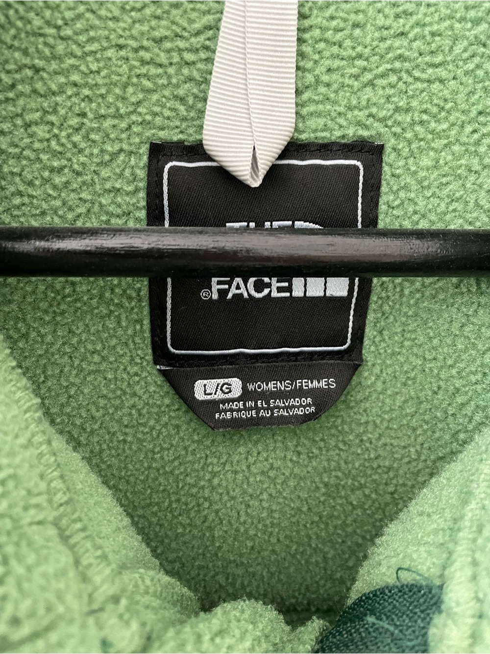 The North Face Denali Fleece Jacket Coat Green Womens Size Large - Picture 3 of 7